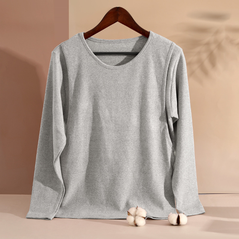 産後授乳上着春秋長袖月子服授乳服底秋衣秋冬妊娠期ワンピースシャツ|undefined