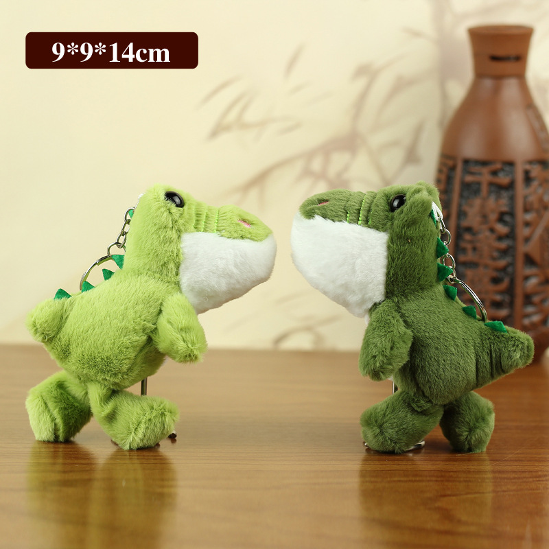 Red de celebridades lindo cocodrilo peluche colgante pequeño dinosaurio bolso llavero muñeca colgante cocodrilo muñeca muñeca