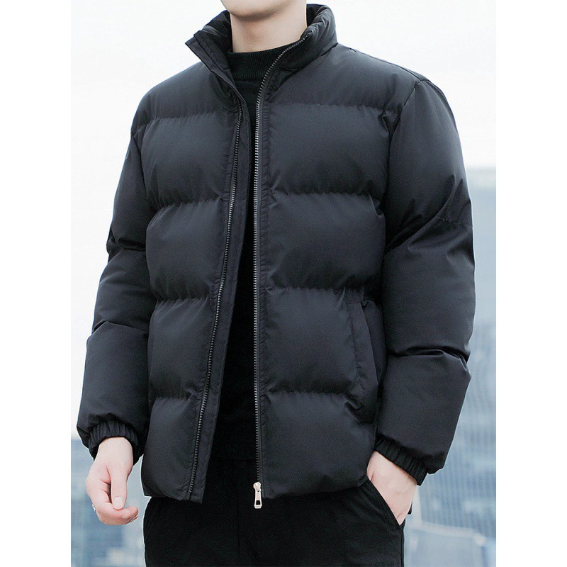 Пуховая хлопчатобумажная куртка мужская зимняя повседневная утолщение