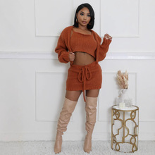 DY6695�W��Ů�b2024�ﶬ�¿��Ըе����_����������ë�¶�ȹ������