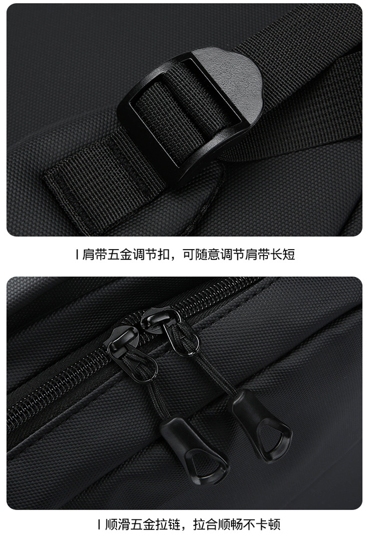New large-capacity business backpack for men, multi-functional and versatile computer bag, cross-border fashionable and simple college student schoolbag undefined