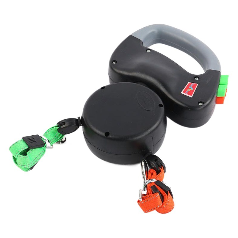 Suministros para mascotas correa retráctil correa de perro portátil Cadena de perro tractor automático Fuente de la fábrica