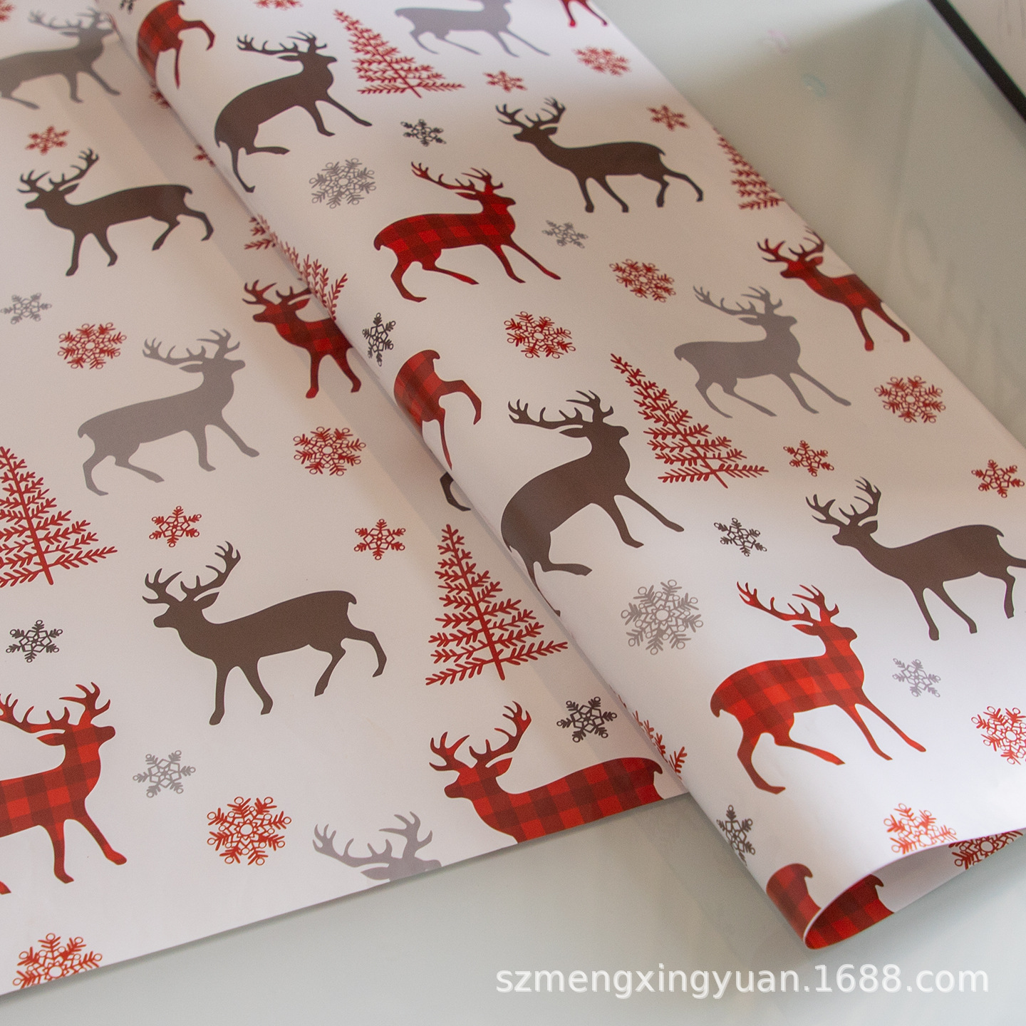 Papel para Envolver Regalos de Navidad de 80g de Papel Impreso, Decorativo para Decoración Navideña y Manualidades DIY