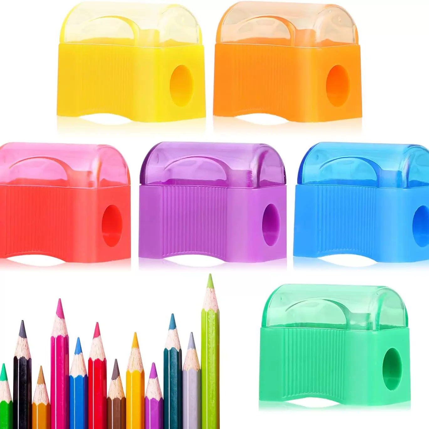 小面包卷笔刀铅笔防护盖削笔刀转笔刀眉笔削笔器铅笔刨sharpener