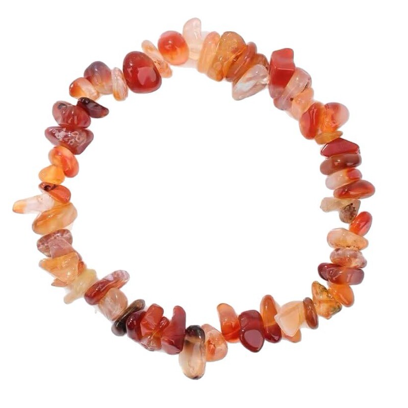 Colorful Irregular Stone Beaded Bracelet for Women, Elastic String Beaded Elastic Hand Jewelry, Healing Crystal Bracelet