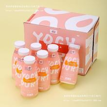 新日期好源风味酸奶饮品200ml*12/24瓶学生牛奶整箱批发常温饮料