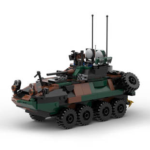 Moc-126469 Lav-25 Infantry Fighting Vehicle Model 476 Particle Number Kidsren's Gift