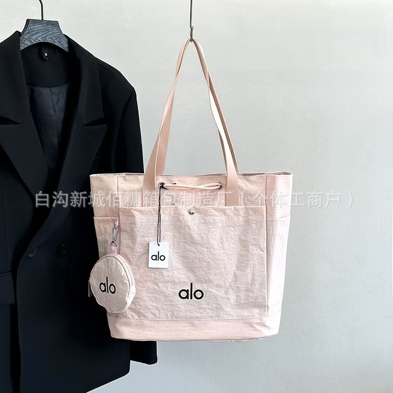 工厂批发alo手提帆布包女大容量腋下包子母包时尚简约单肩托特包|undefined