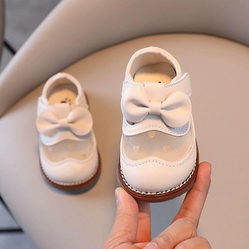 Детская обувь для раннего возраста, летние спортивные кроссовки для принцессы, кожаная обувь, мягкая подошва