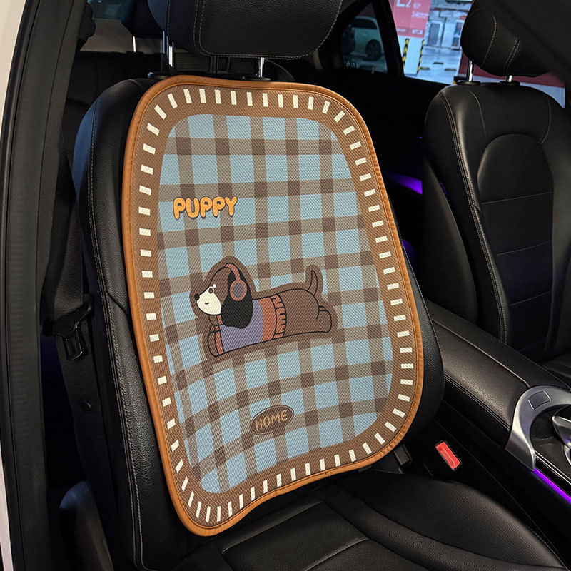 車のクッション四季通用レディースシートクッション夏の通気性が可愛いシートカバー高級感ハーフバッグ新型シートカバー|undefined