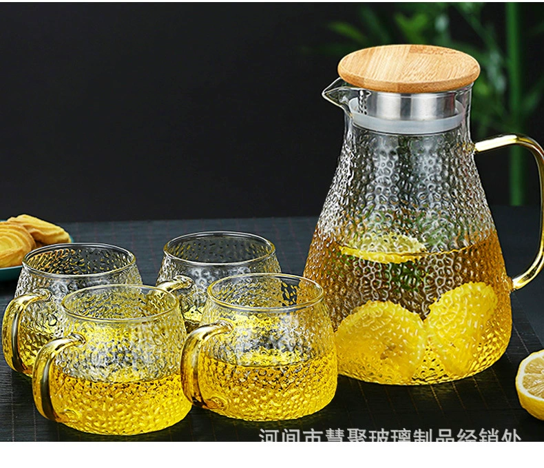 Glass teapot, set for home use