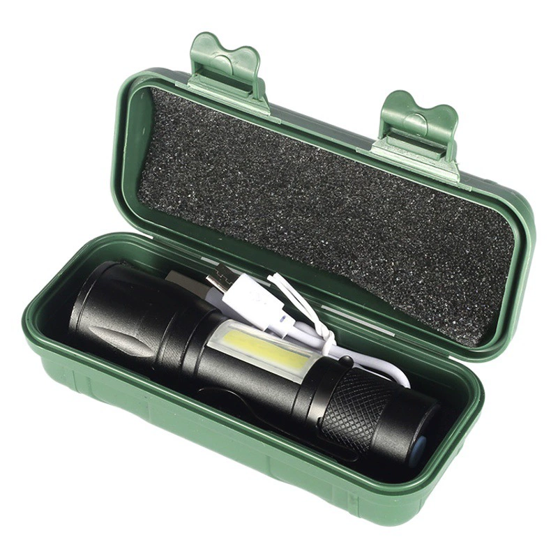 Оптовая продажа от производителя: мини-фонарь дальнего действия, перезаряжаемый, с зумом, светодиодный, из алюминиевого сплава, модель 511, компактный фонарик с оптическим зумом.