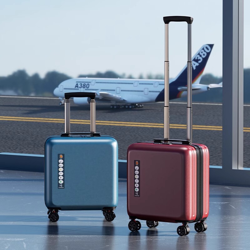 Luggage Pc Wear-Resistant 18inch Travel Suitcase for Women, Small and Lightweight, Suitable for Airplanes, Men's High-End Business Boarding Code Lock Suitcase 20 Luggage Pc Wear-Resistant 18inch Travel Suitcase for Women, Small and Lightweight, Suitable for Airplanes, Men's High-End Business Boarding Code Lock Suitcase 20