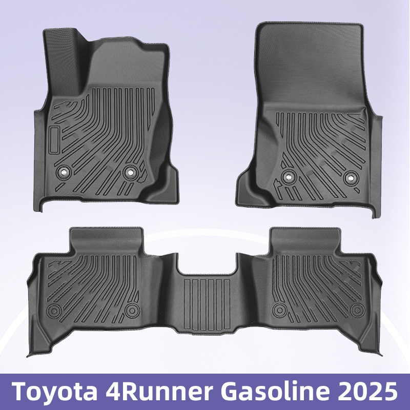 Para Toyota 4Runner 2025 combustible 3D para todo clima material TPE almohadilla para el pie del maletero