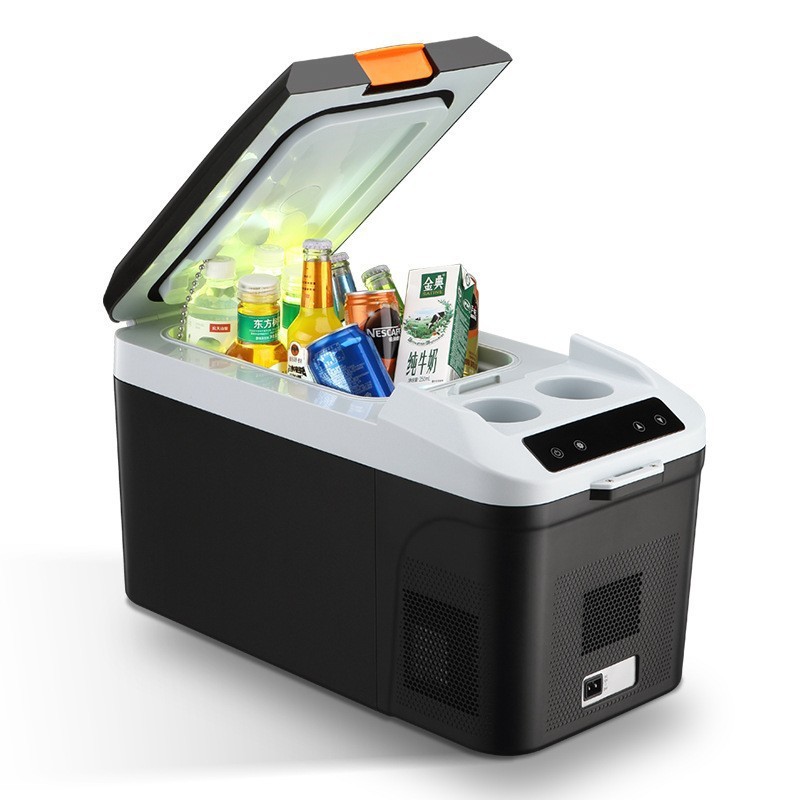 Truck Outdoor Stall Camping Small Mini Refrigerator Car Home Dual-Use Vehicle-Mounted Dc Compressor Refrigerator