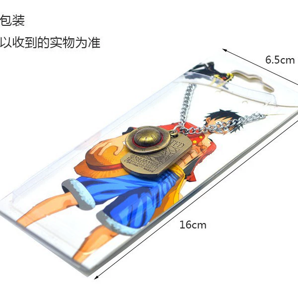 Ожерелье «One Piece» Сауран Классный Заказ Обычный вокруг легированного двойной кулон Армия с новой упаковкой