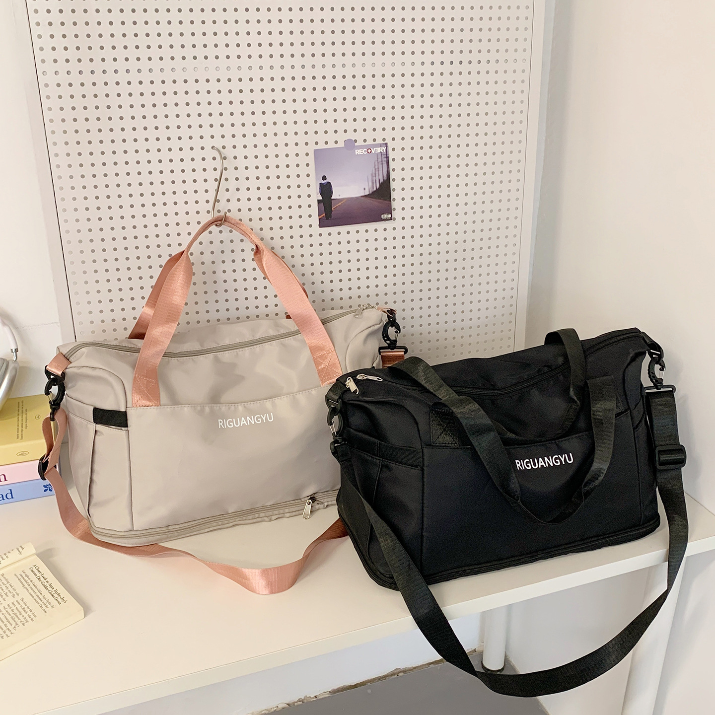 Bolsas de viaje coreanas de gran capacidad para niños y niñas bolsas de mano deportivas de color sólido 2026 nuevas bolsas de niños transfronterizas