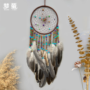 [Mengyi original] Indian dream catcher ornaments diy hand-woven wind chimes Wall pendant cross-border exclusive