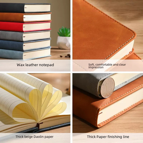 Custom Wholesale Student Ins Style A5 Large Notebook for Graduate Entrance Exams, B5 Account Book, Thicker A4 Notebook for Party Member Learning Supplies