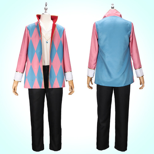Hal's Moving Castle cosplay costume, Hal cosplay men's clothing, cosplay anime performance costume