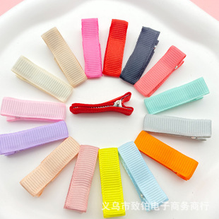 3.5cm thread all-inclusive hairpin diy children's hair accessories pressure clip duckbill clip handmade material accessories all-inclusive hairpin
