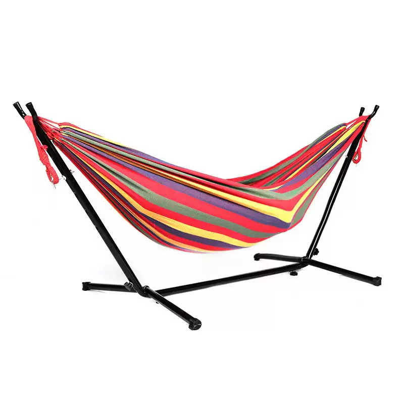 羊角支架吊床厂家直销批发中国结抗磨损鸭嘴扣便携吊椅悬挂式双人