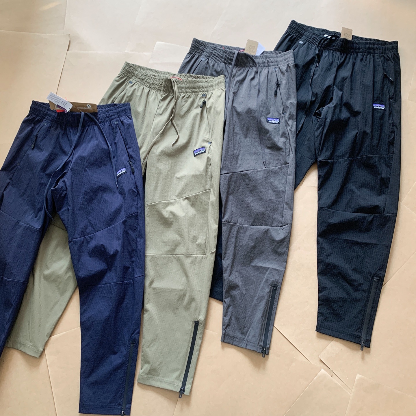 Bata BATA habilidades al aire libre pantalones de secado rápido tijeras corte 25 pantalones deportivos casuales de primavera y verano pantalones con cremallera