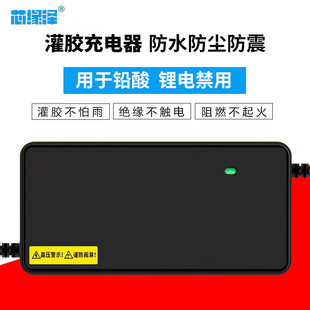 Glue-filled lead-acid battery charger 48V12AH48V20AH cross-border dedicated to intelligent pulse electric vehicle charger