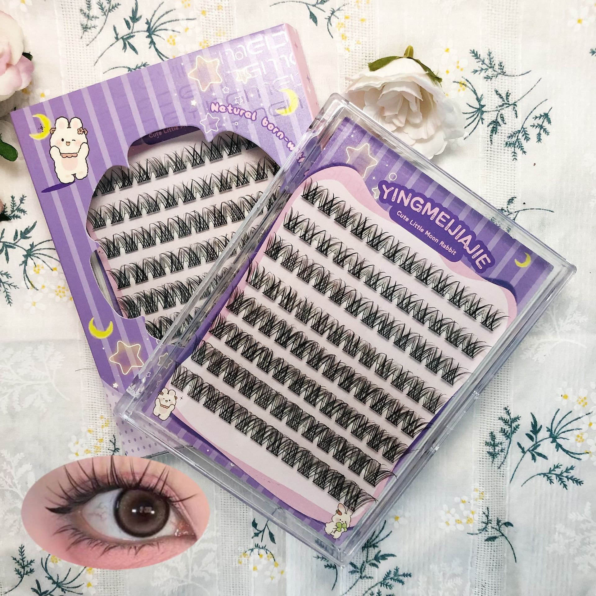 Las pestañas falsas transfronterizas sin pegamento, comercio exterior, pestañas falsas de gran capacidad, pestañas falsas sin pegamento, pestañas falsas de gran volumen, pestañas falsas sin pegamento, pestañas falsas