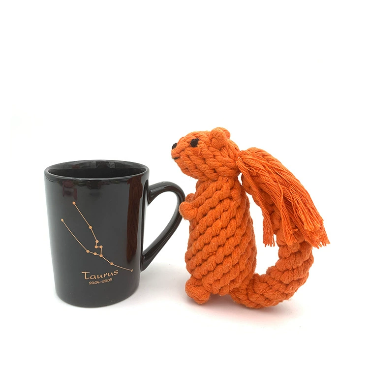 Плетённая игрушка, handmade, для животных, с маленькими мишками