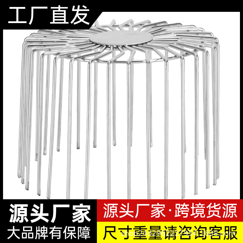 304不锈钢烟囱网线罩防鼠鸟蛇排水管下水道侧边防堵过滤墙洞内装