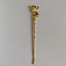 葫芦龙拐佛像配件龙型拐棍黑老太泰山王母寿星月老药王通用型法器