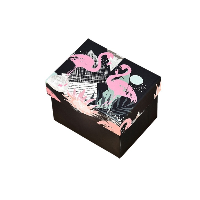 Caja de regalo caja de regalo de mano caja de embalaje del producto caja de cartón Tapa Rectangular Flip plegable Impresión logotipo caja de regalo