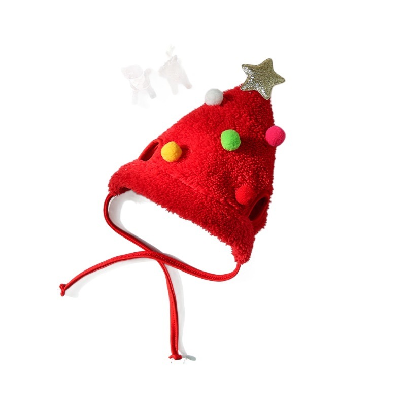 犬の猫のペットのクリスマスの帽子のよだれのタオルはポケットのテディ法の闘博美の秋冬の服の装飾用品を囲みます。|undefined