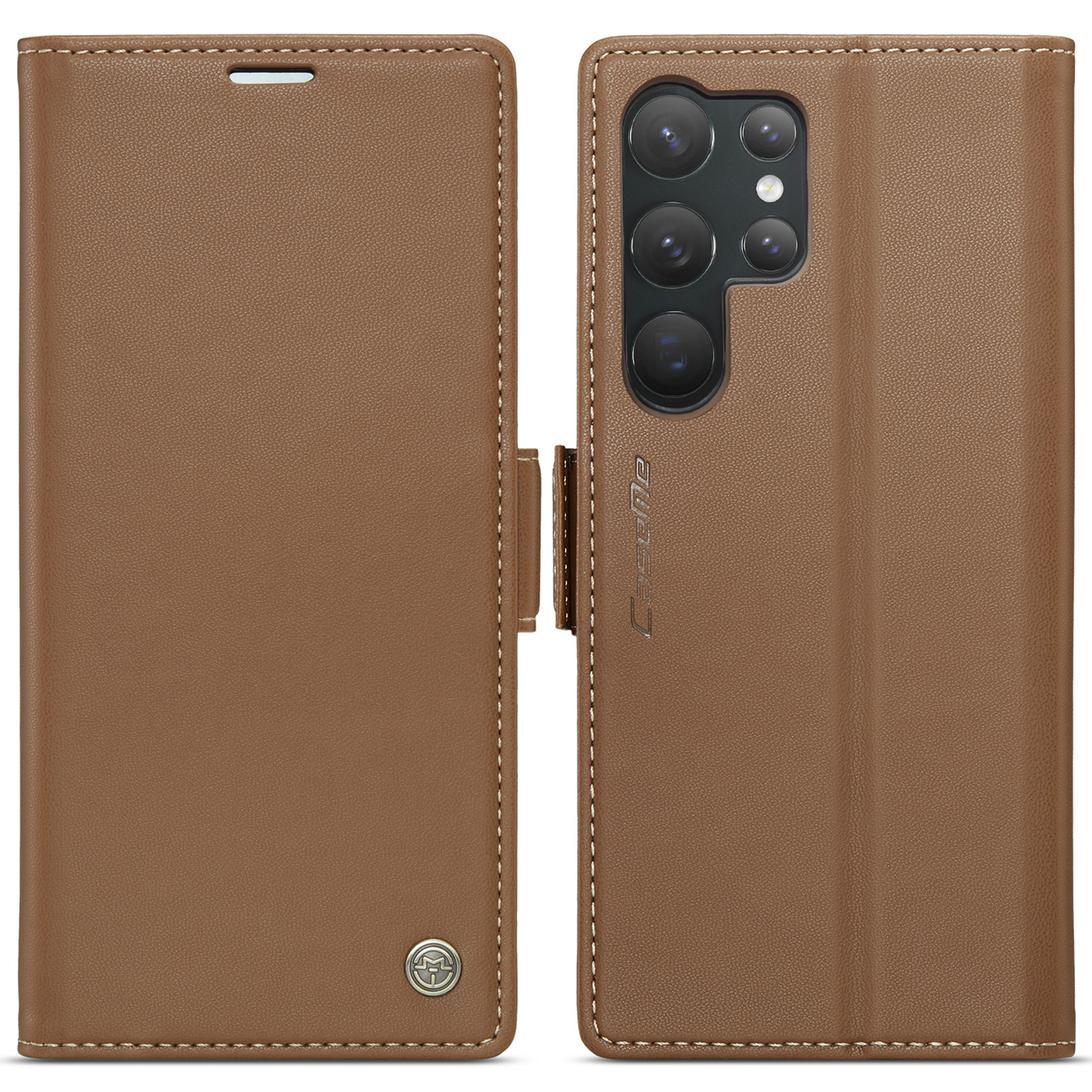 Capa de couro flip com rfid para samsung galaxy s23 ultra a54 a14_voghion.com