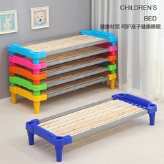幼儿园床幼儿园小孩床午休午睡床儿童塑料木板床叠叠床托管宝宝床