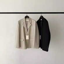 【黑现货】韩国东大门ounce春季新款高级感宽松休闲西装外套