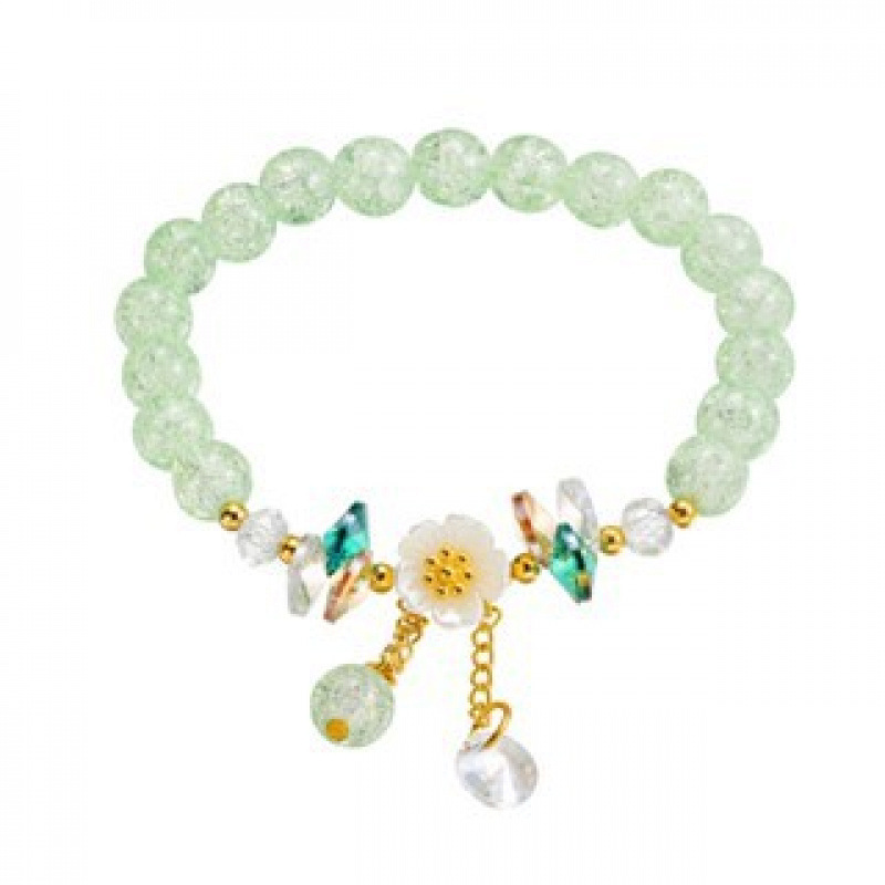S015-녹색의 상큼한 작은 꽃팔찌#SZ172