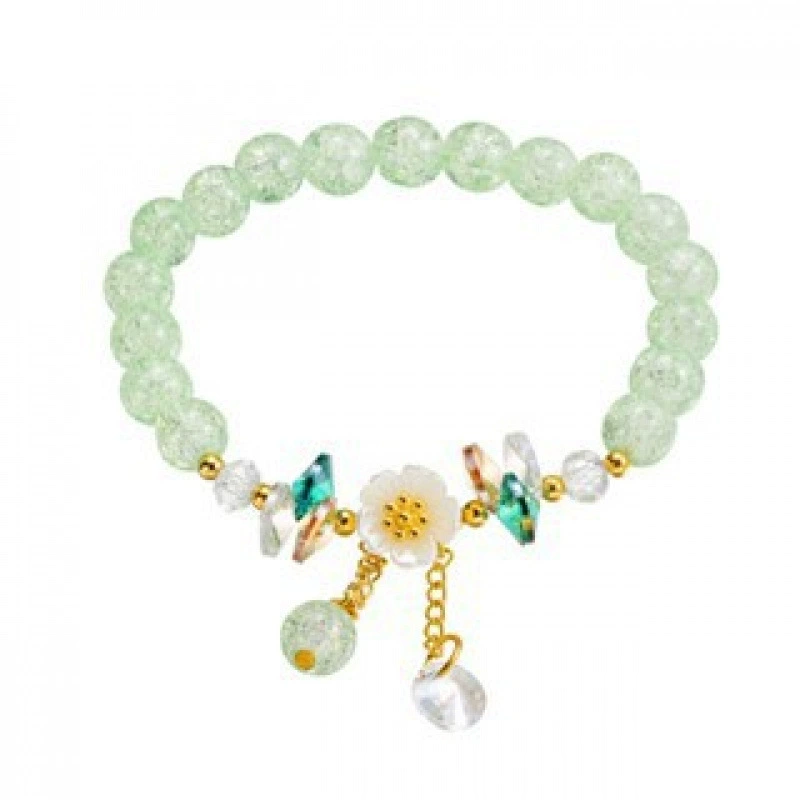 Jingdezhen ceramic bead bracelet, handmade, elastic, gift boxed (OPP)