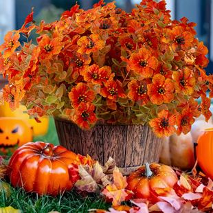 Cross -border hot -selling autumn color Yogalland Simulation Flower home dressing wedding photography camping decoration