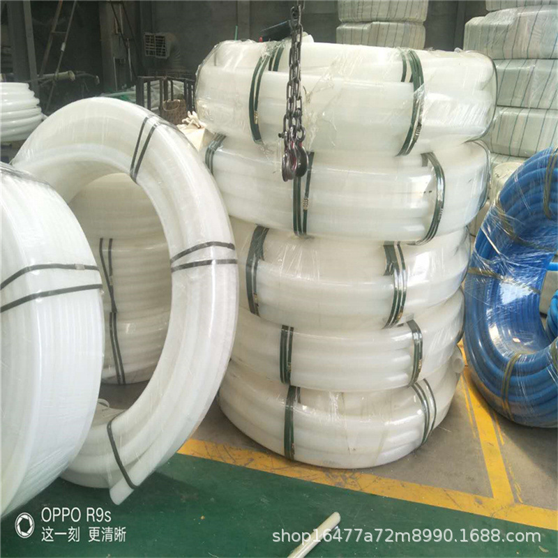 白色PE管 花园浇花喷淋灌溉大口径白色给水管塑料聚乙烯水管批发