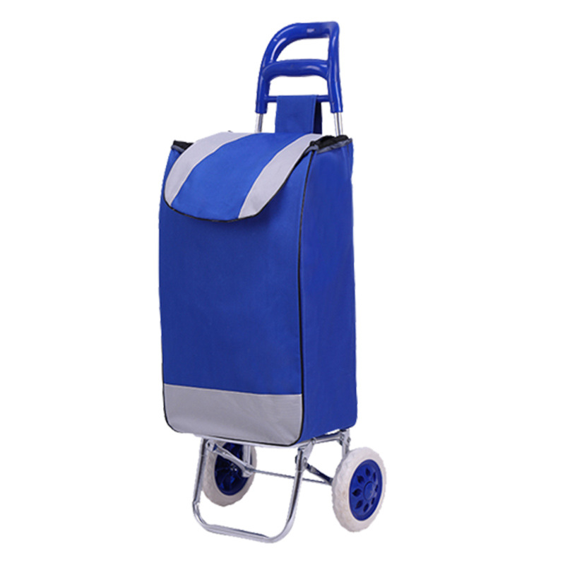 Carrito de Compras Plegable de Hierro Plegable para Compras Domésticas