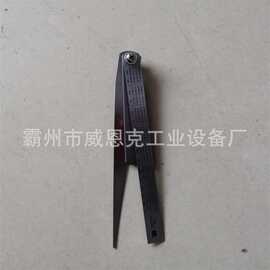 不锈钢轨缝测量尺 钢轨伸缩缝隙精准检测勘测量具