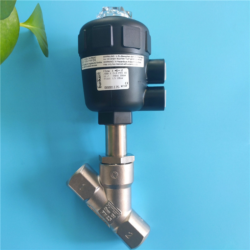 德国burkert宝德2000A气动角座阀 00464854 DN15 两位两通 现货