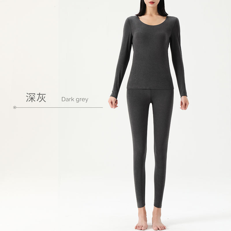 Primavera y otoño delgada calentamiento espontáneo de la ropa interior cálida sin marcas, ropa interior de primavera, pantalones de primavera, conjunto de pantalones de primavera