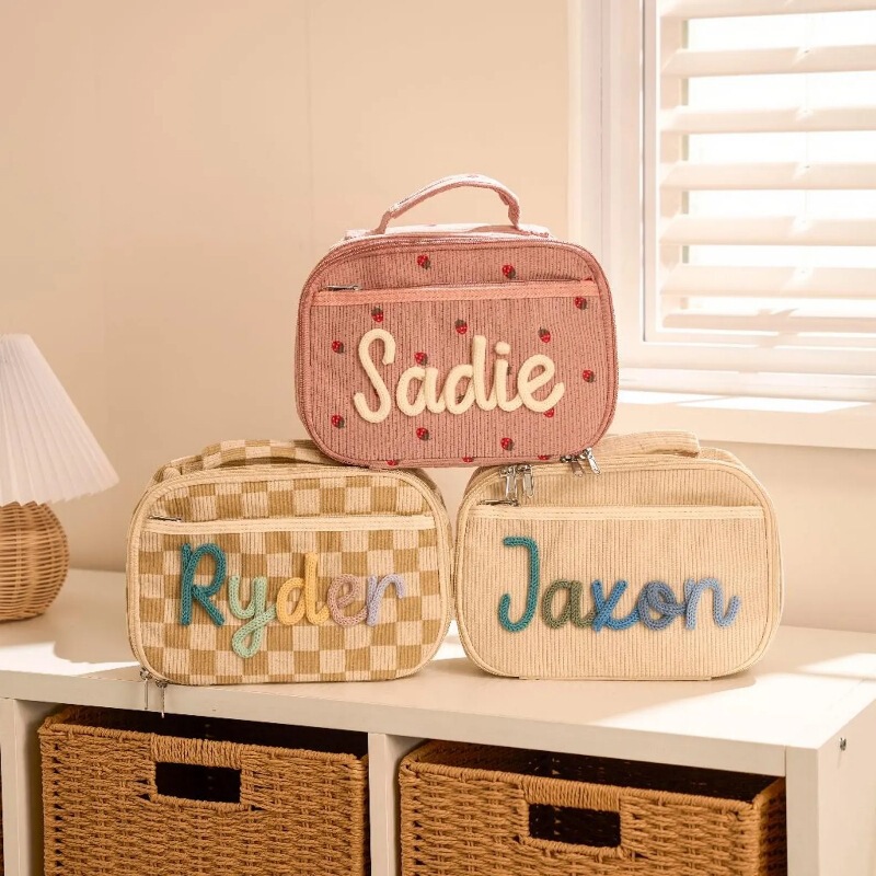 Etsy Personalized Thick Wool Corduroy Strawberry Lunch Bag Fashionable Women's Satchel Work Lunch Box Bag Thermal Insulation Etsy Personalized Thick Wool Corduroy Strawberry Lunch Bag Fashionable Women's Satchel Work Lunch Box Bag Thermal Insulation