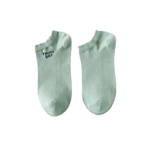 Socks for men's 7-day short socks Japanese low-top shallow mouth spring and autumn medium-short tube summer thin style sweat-absorbent and breathable odorproof