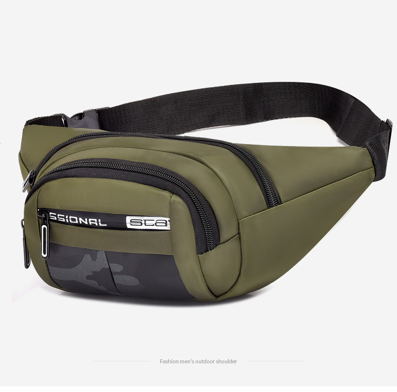 Wholesale of foreign trade waist bags, men's leather chest bags, large-capacity crossbody bags for travel, men's business outdoor mobile phone bags undefined