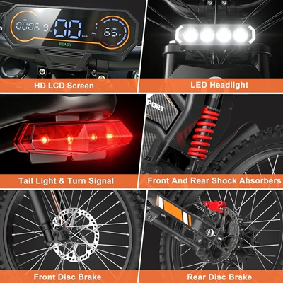 Motorcycle for Adults, 3000W Lithium Battery | Elektrikli motosikletlər