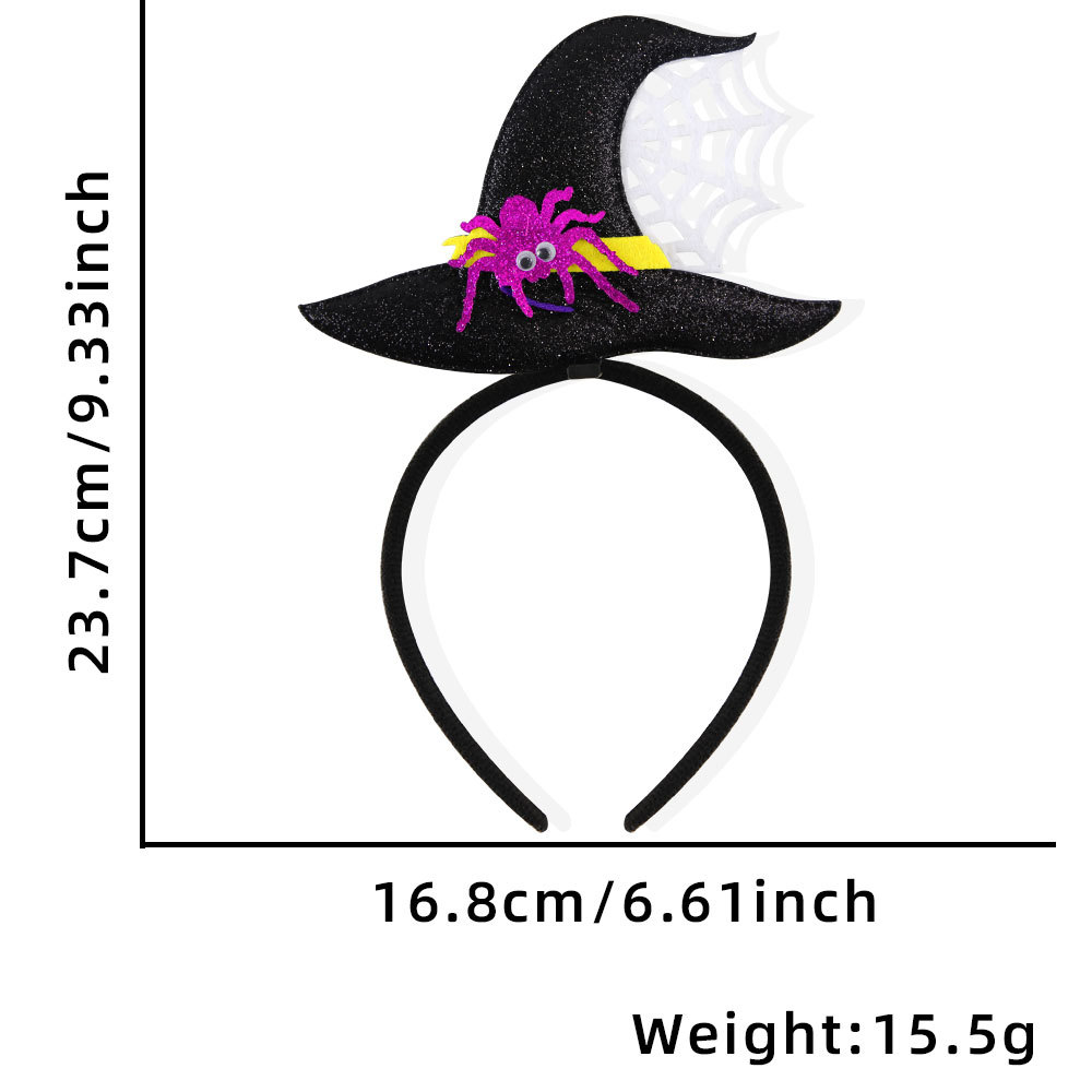 Nuevos adornos de Halloween transfronterizos fantasmas gafas de murciélago de cabello banda fiesta fantasma parodia máscara creativa tocado